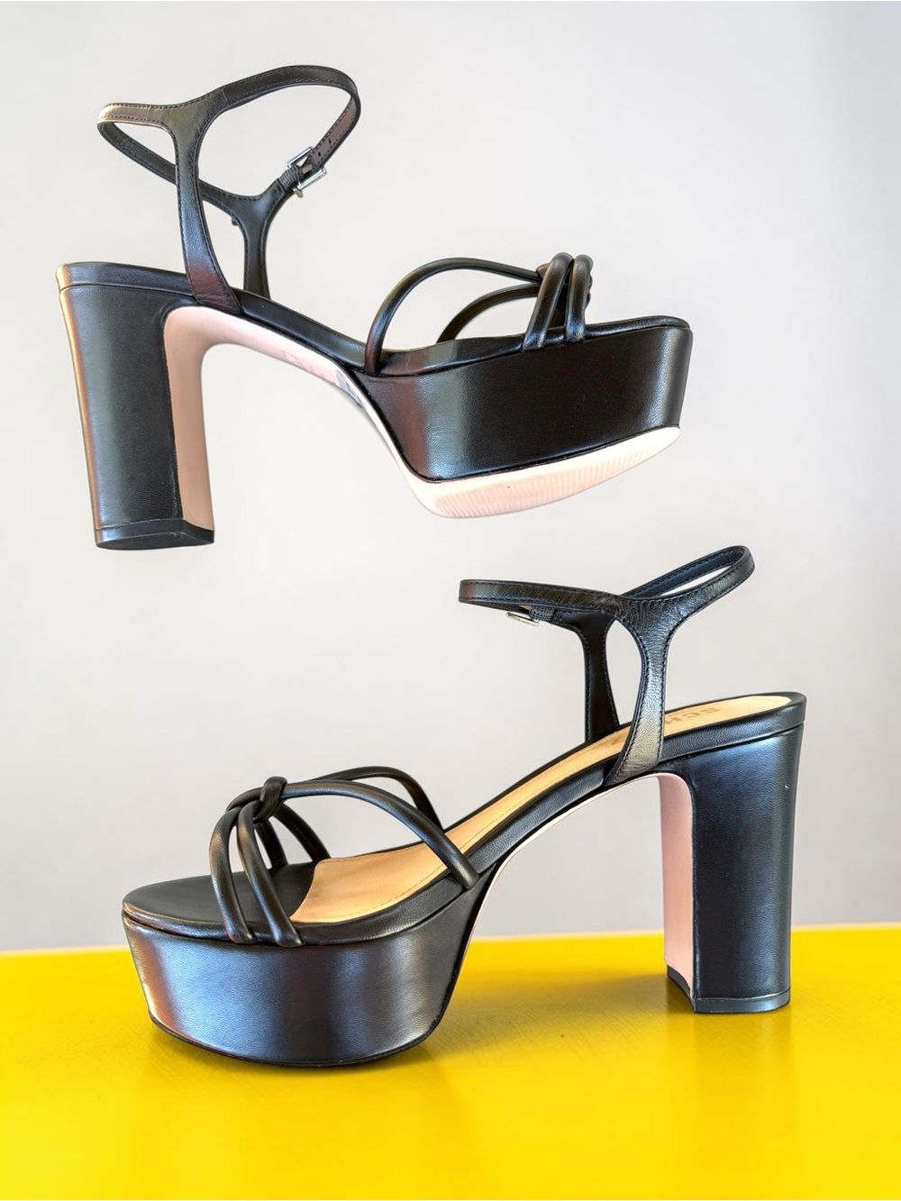 SCHUTZ Kelsie Platform Sandals in black.
Size 7.5B - Picture 8 of 13